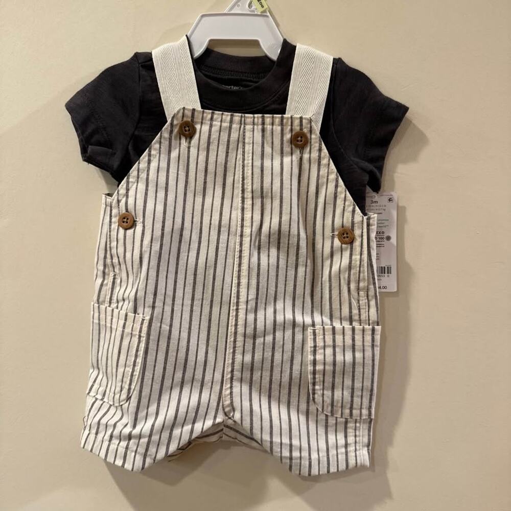 Carter's 3m 2-Piece Overall Set